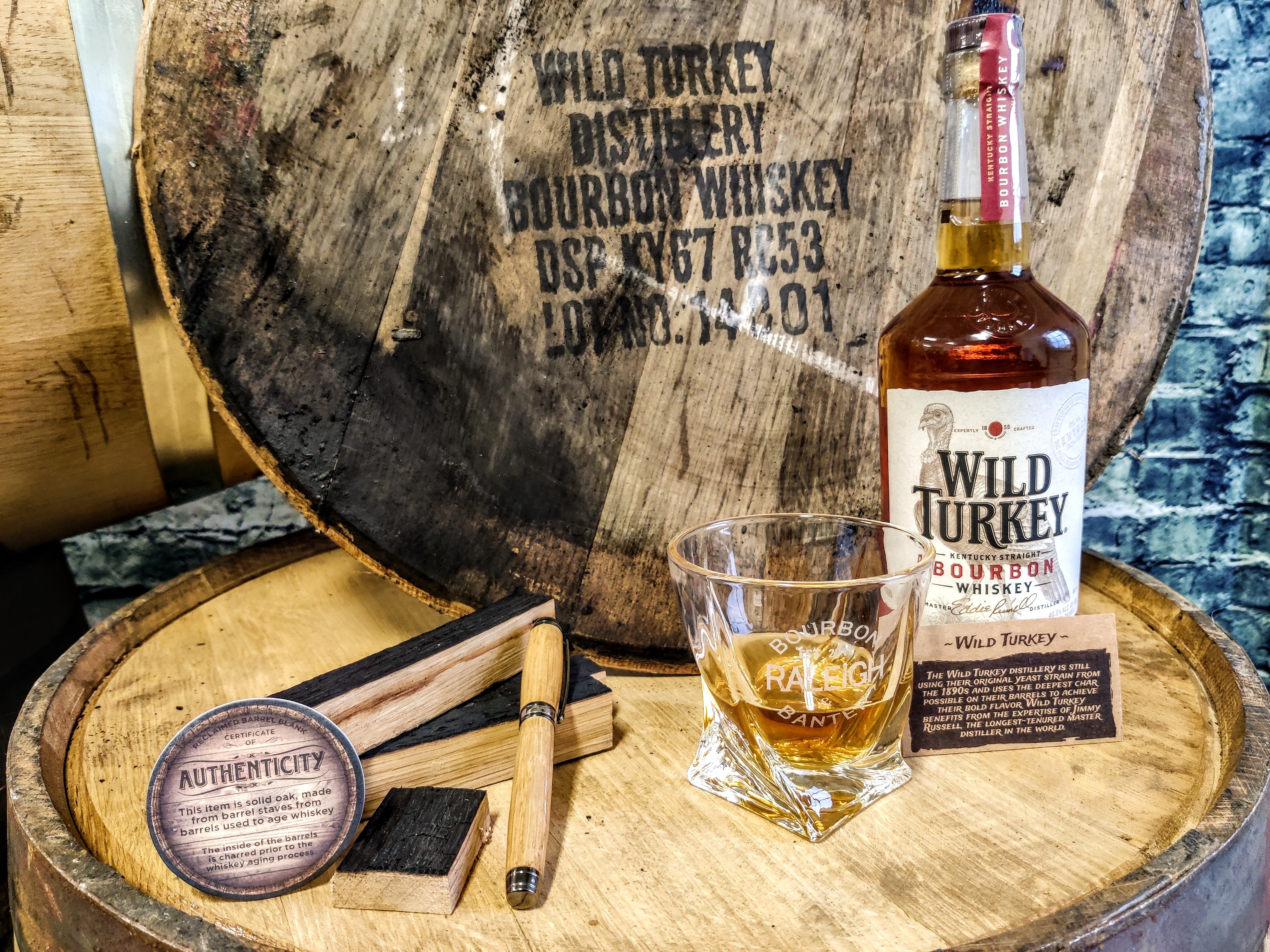 Wild Turkey Wooden Distillery Crate - Musthave Malts